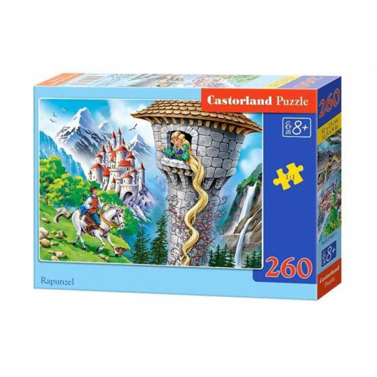 Puzzle 260 dielikov – Princezná Rapunzel vo veži